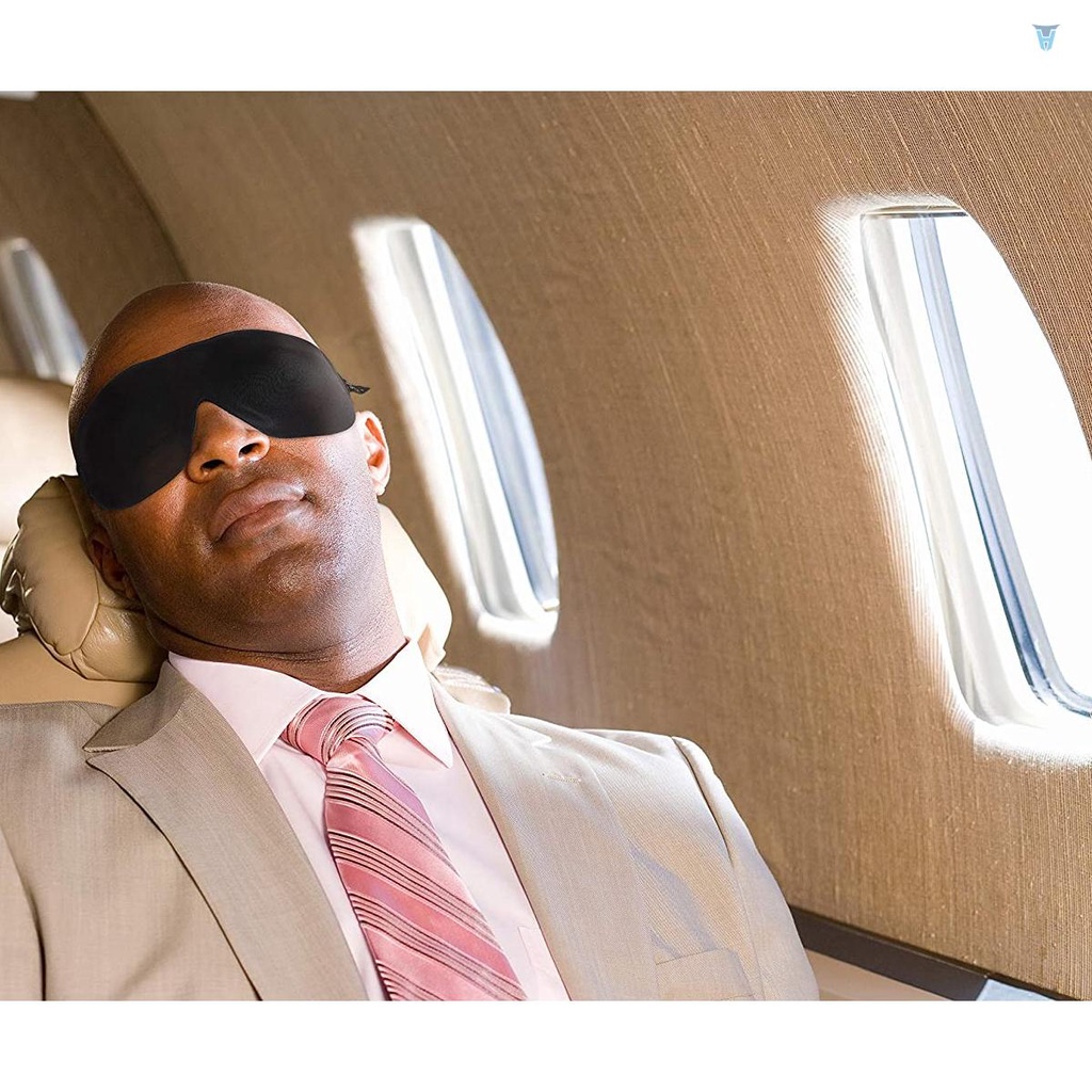 Miếng Bịt Mắt Ngủ 3D Thoáng Khí Có Thể Điều Chỉnh Dành Cho Nam Và Nữ