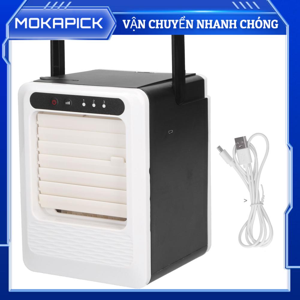 Mokapick Máy Làm Mát Không Khí Mini Gia Đình USB Điều Hòa Tạo Ẩm Cho Ký Túc Xá Văn Phòng