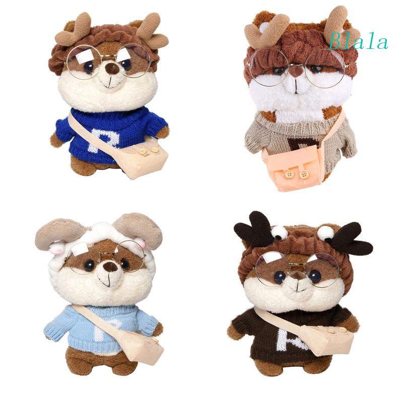 Túi Đeo Chéo Hình Thú Hoạt Hình Nhồi Bông Đáng Yêu Dành Cho Bé