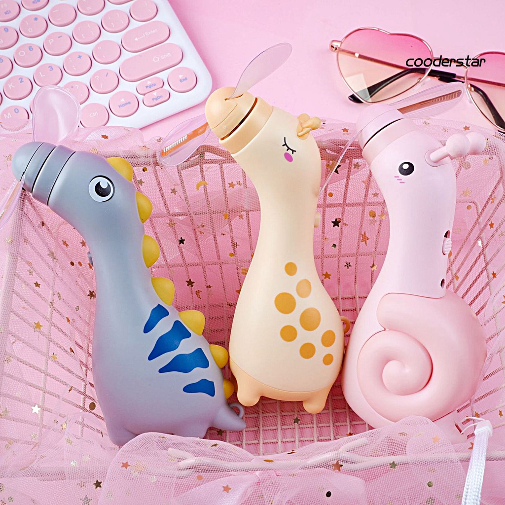 Quạt Làm Mát Hoạt Hình Bằng ABS Có Đèn Flash Siêu Mạnh