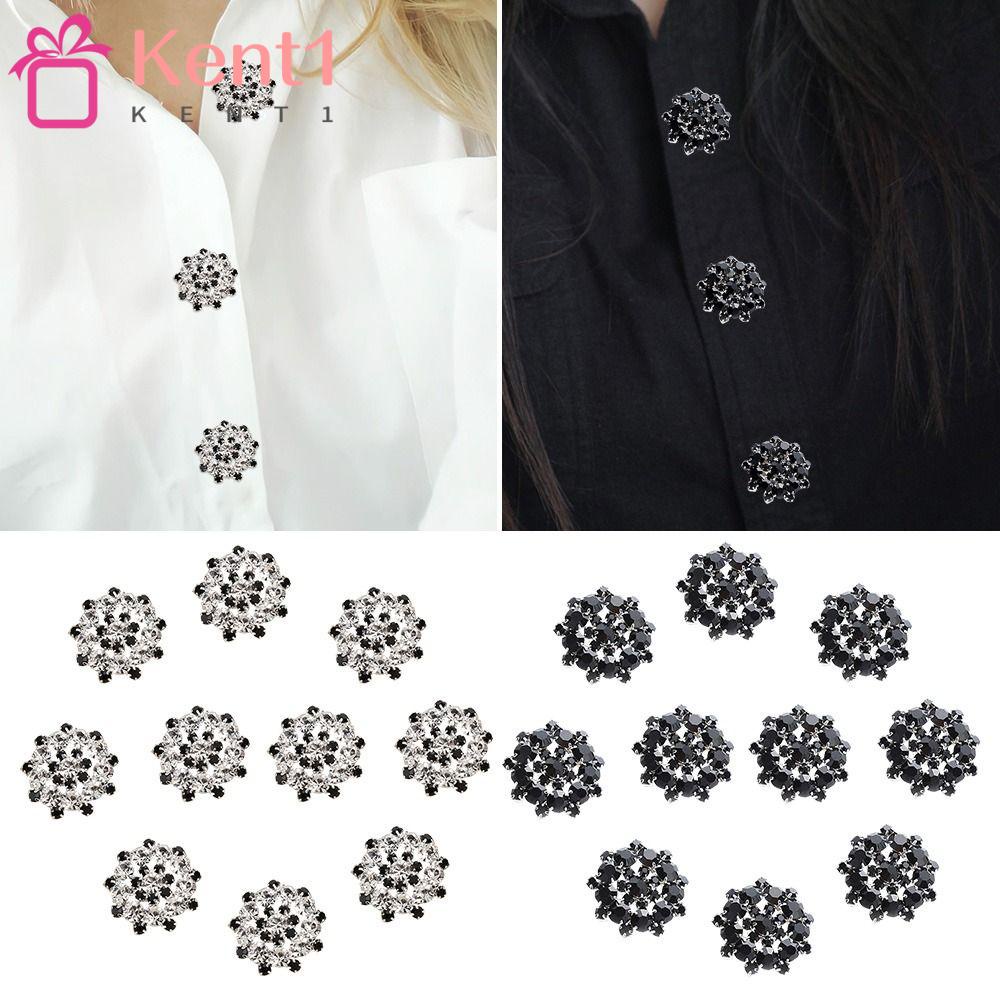 Ket1 10 Cái / Bộ Kim Loại|Nút Áo DIY Siêu Bền Để Trang Trí Cho Sổ Tay Tiện Dụng