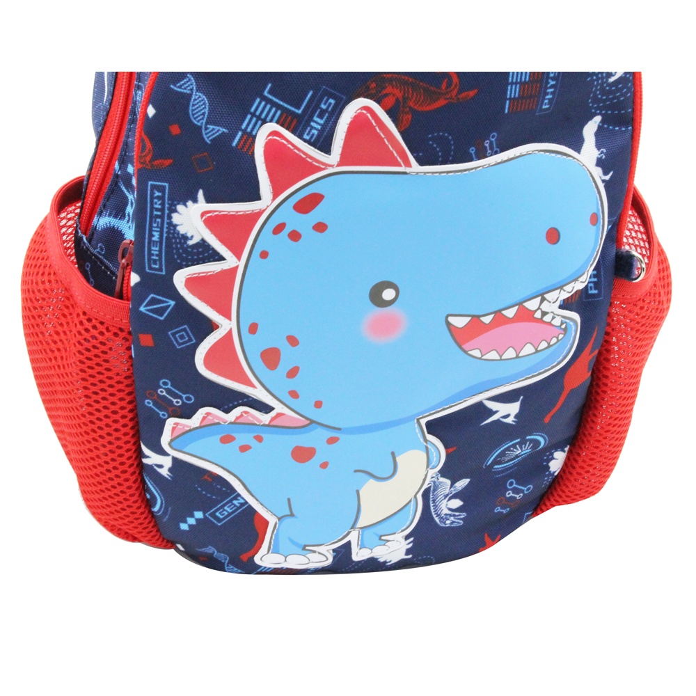 Ba Lô Học Sinh Bé Trai Size S - Dino - Miti BL1082S-DIN-X.DEN-DO - Màu Xanh Đen