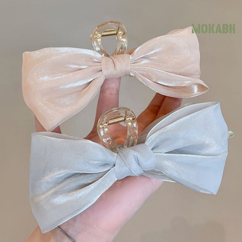 Kẹp Tóc Hình Nơ Màu Sắc Tươi Sáng Thời Trang Cho Nữ