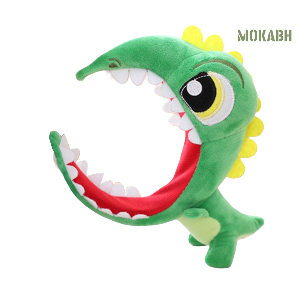 [Mok Abh] Băng Đô Cài Tóc Bằng Cotton PP Hình Khủng Long Xanh Lá Dễ Thương Quyến Rũ Chống Vỡ Dễ Thương Để Chụp Ảnh