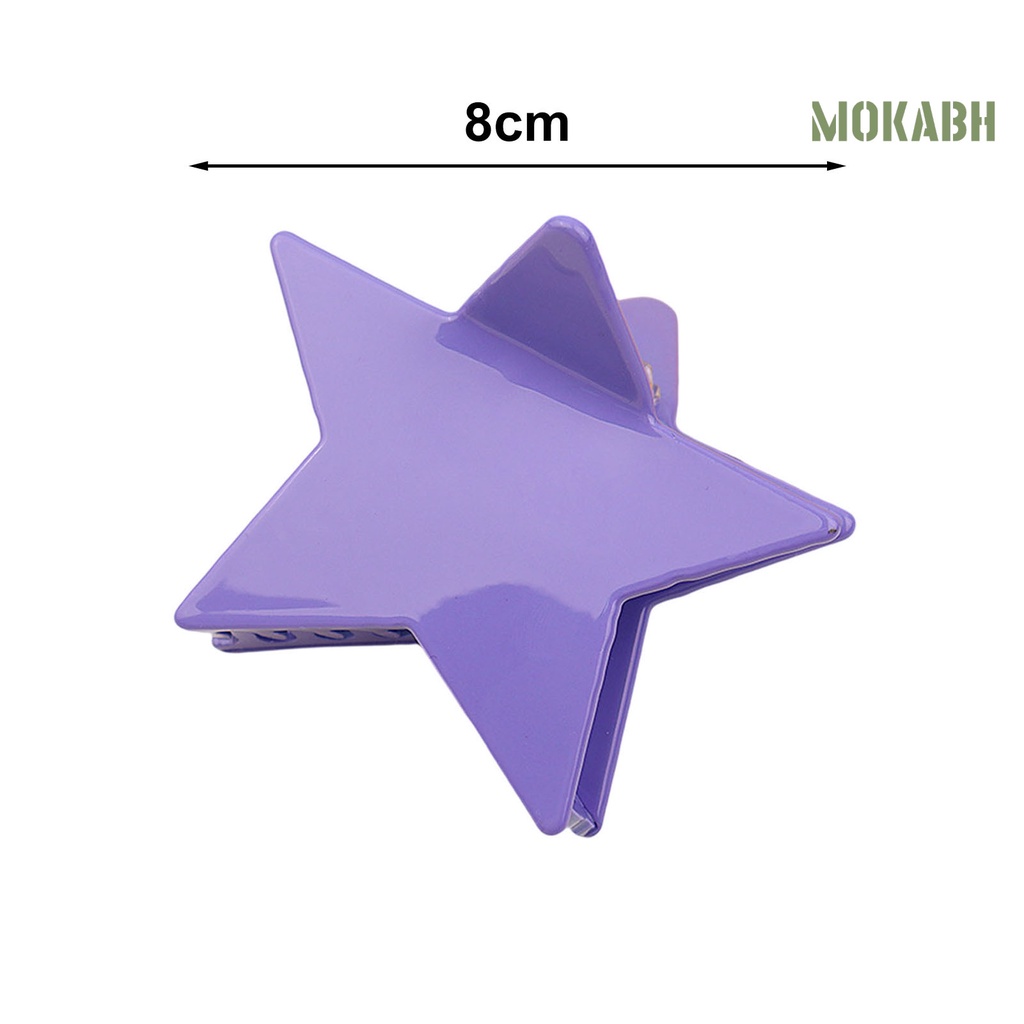 Kẹp Tóc Hình Ngôi Sao Màu Sắc Tươi Sáng Phong Cách Đơn Giản Ngọt Ngào Cho Nữ