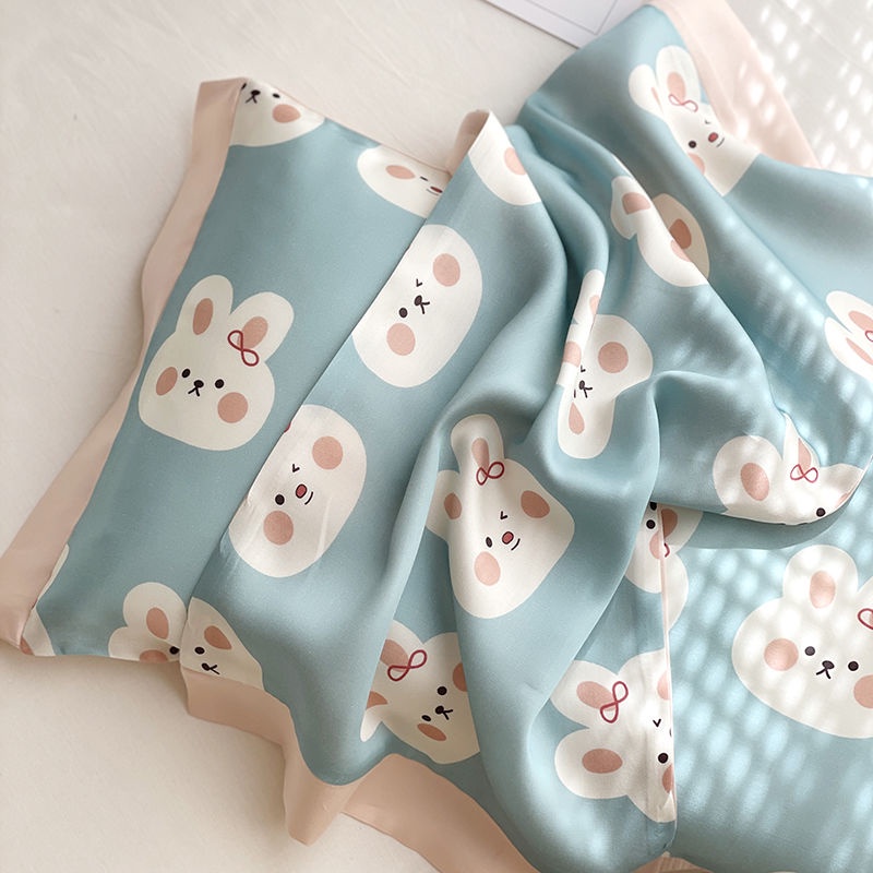 Vỏ Gối Vải Lụa Lạnh Thoáng Mát Mùa Hè Kích Thước 30X50 40X60 Cho Bé Mẫu Giáo
