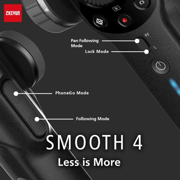 Gimbal cầm tay chống rung cho điện thoại Zhiyun Smooth 4 - Huco Việt Nam