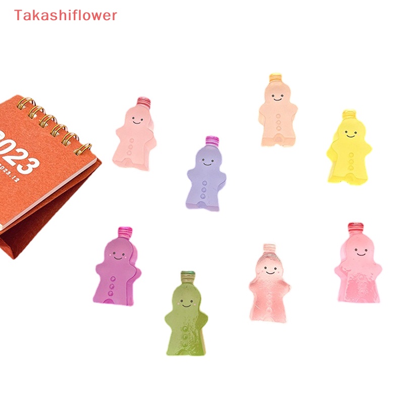 Set 2 Mô Hình Nhân Vật Hoạt Hình Gingerbread Man Bằng Nhựa Resin Phát Sáng Độc Đáo