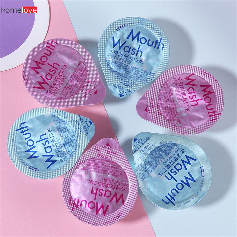Cốc thạch dùng một lần Nước súc miệng hạt cầm tay KHÁCH SẠN Nước súc miệng nam và nữ xách tay du lịch Kích thước cốc thạch dùng một lần homelove