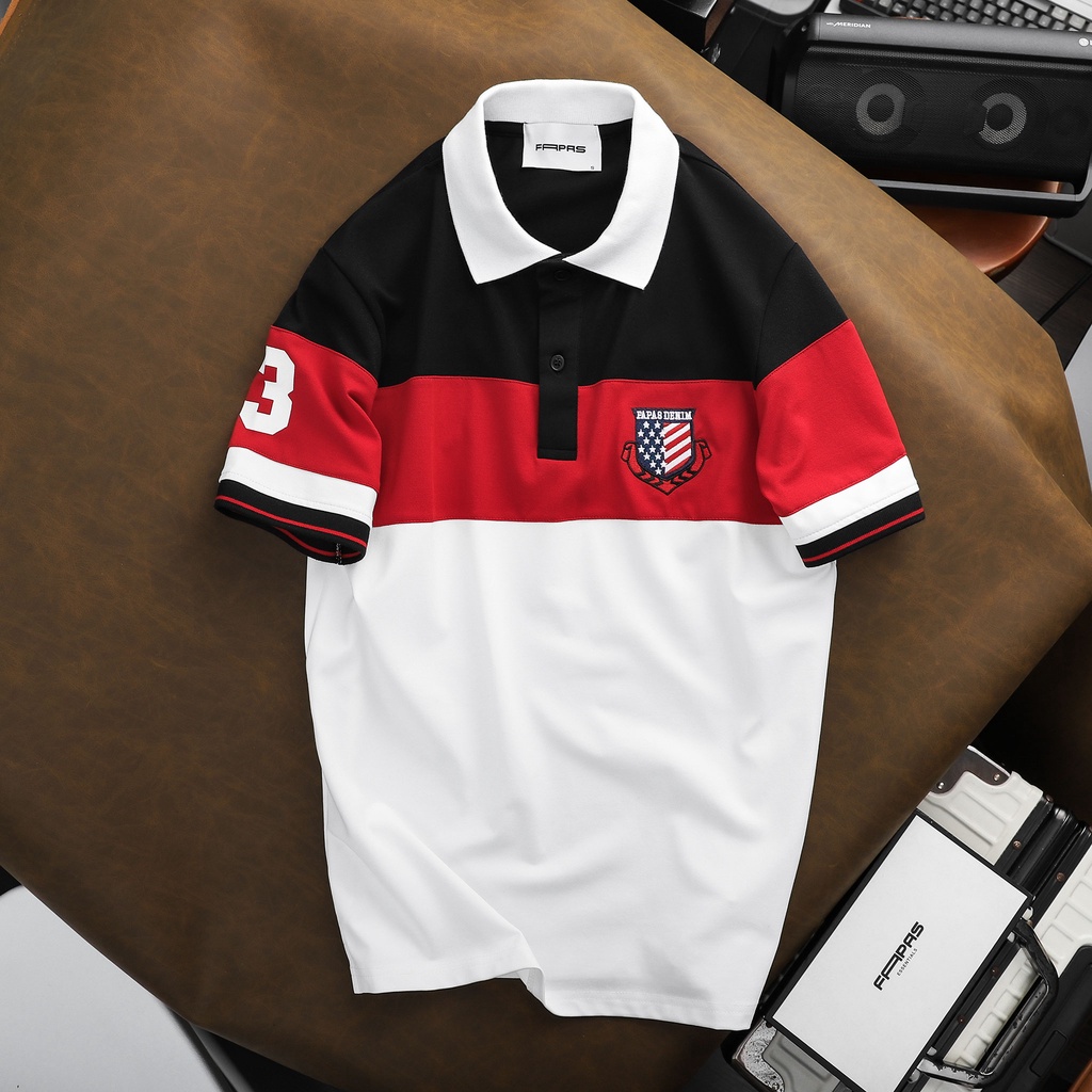 Áo Polo Nam Armorial Mịn Thoáng Chất Liệu Cotton Bền Đẹp Phong Cách Thanh Lịch Form Regular Tôn Dáng FAPAS