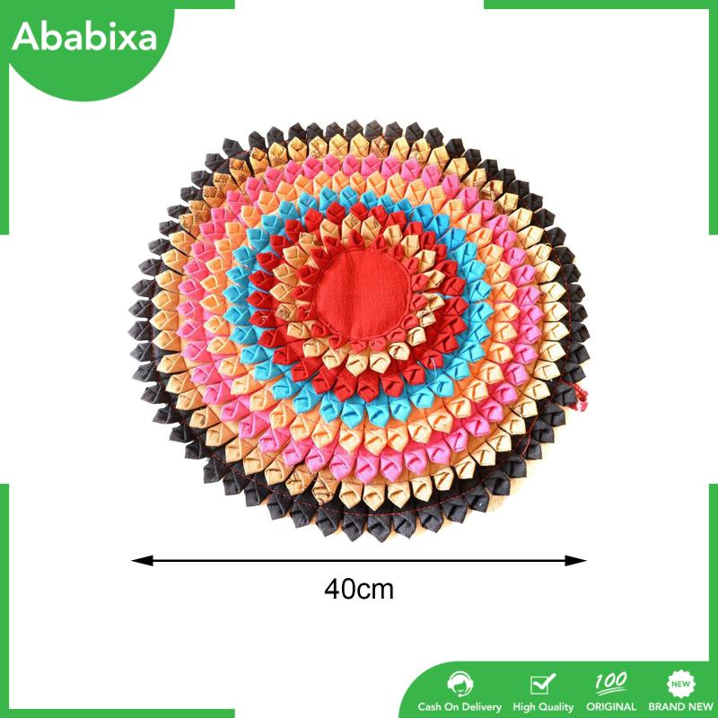 Đệm Lót Sàn Hình Tròn Phong Cách Ottoman Pouf Độc Đáo Trang Trí Nhà Cửa / Phòng Khách