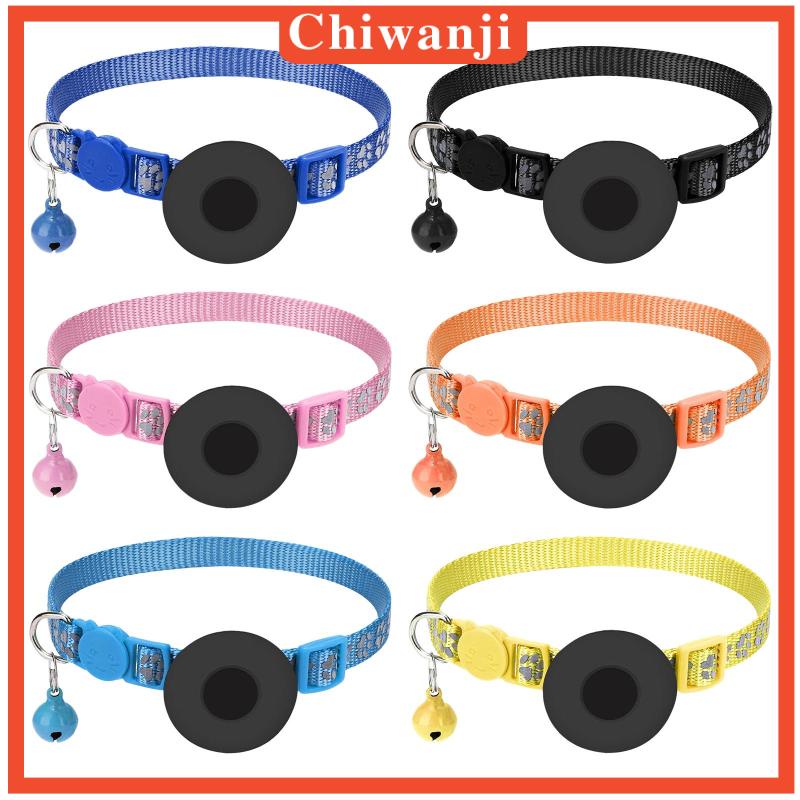 [Chiwanji] Vòng Cổ Mèo Có Giá Đỡ Phản Quang Chống Thấm Nước