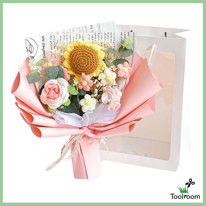 Bó Hoa Đan Móc Trang Trí Nhà Cửa / Tiệc Cưới DIY