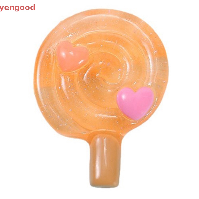 Bộ 5 Kẹo Mút Trong Suốt Bằng Nhựa Resin Trang Trí Sổ Tay DIY