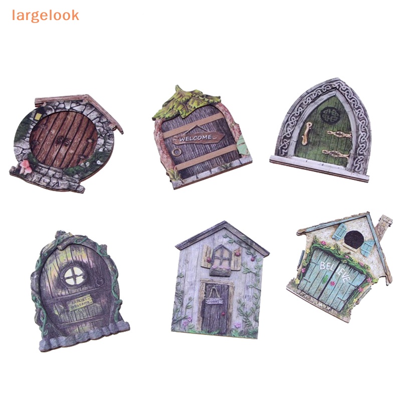 Set 6 Mô Hình Cửa DIY Trang Trí Nhà Búp Bê 1 / 12