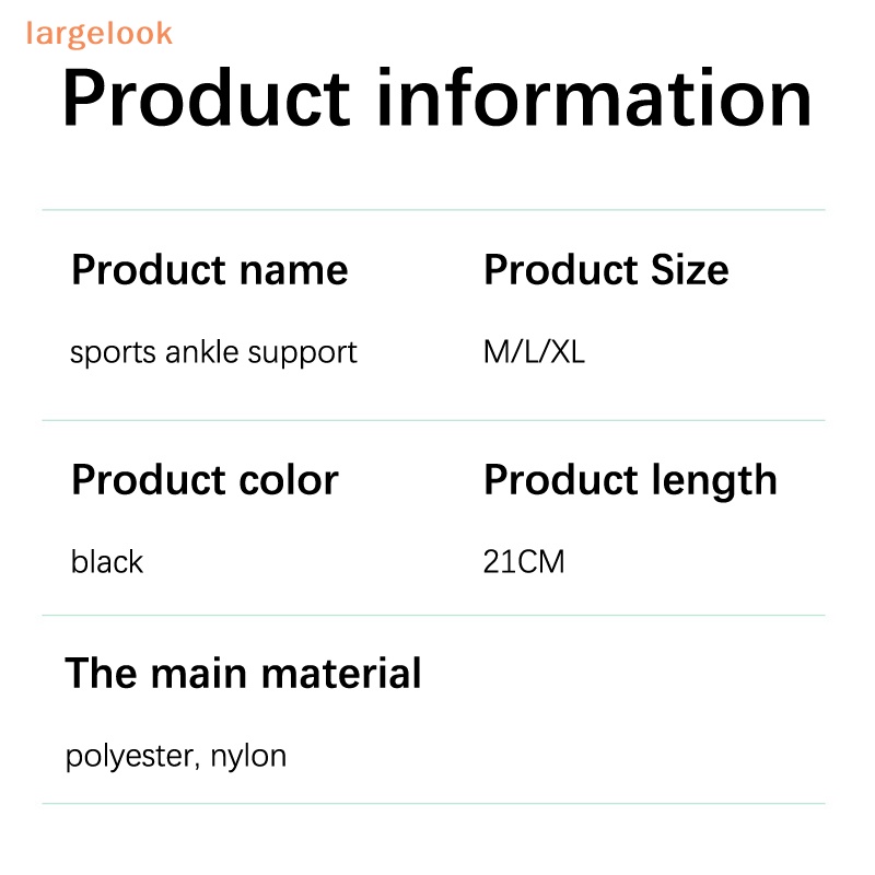 1 Đai Quấn Bảo Vệ Mắt Cá Chân Co Giãn Nhiều Màu Hỗ Trợ Luyện Tập Thể Thao