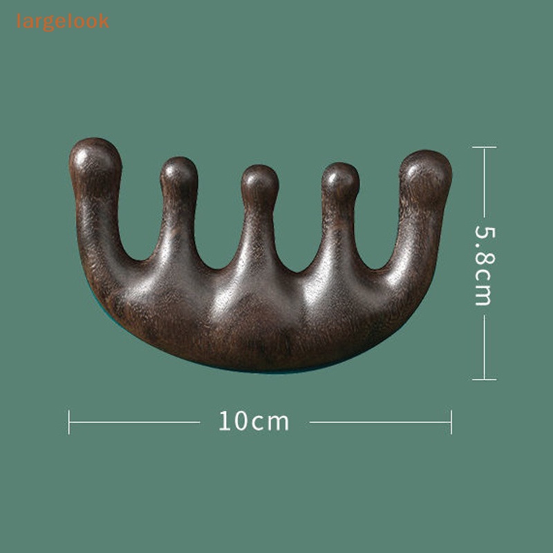 1 Lược Chải Tóc Mát Xa Da Đầu Không Tay Cầm Bằng Kim Loại