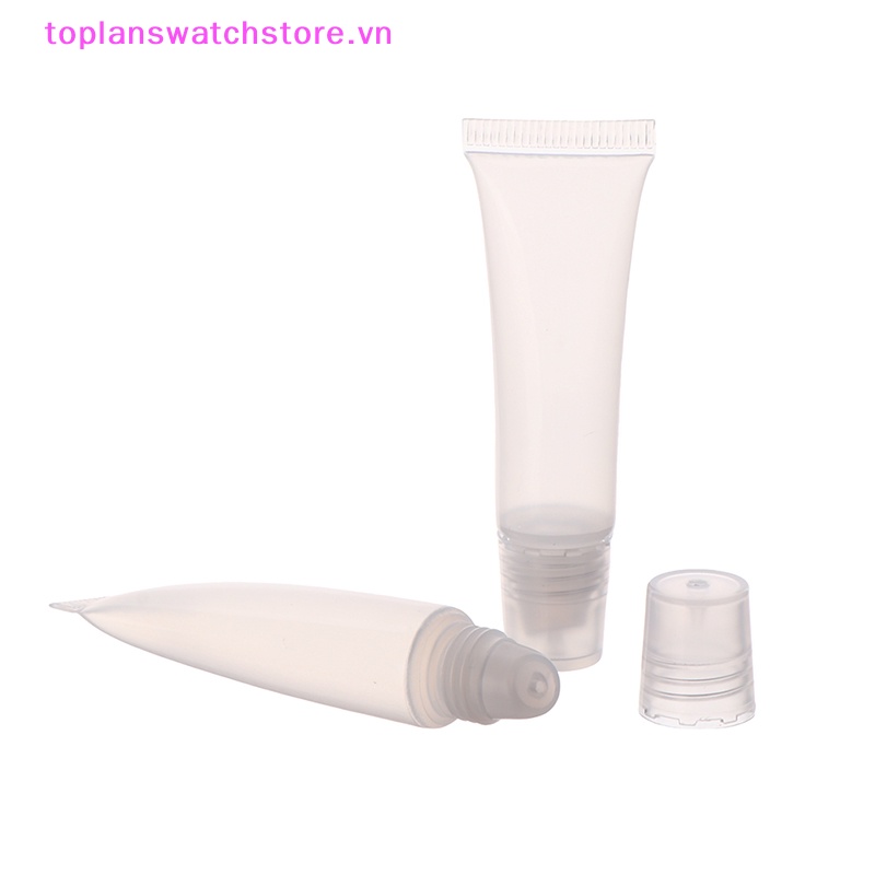 Set 10 Ống Son Rỗng Trong Suốt Dung Tích 5ml