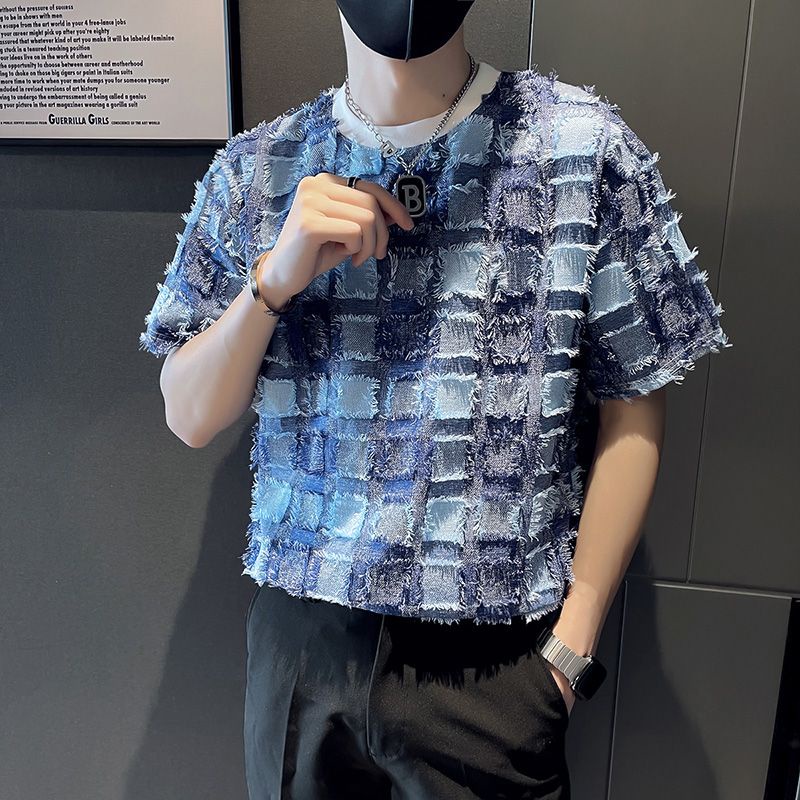 Áo Thun Tay Ngắn In Hình Shuai Thời Trang Mùa Hè 2023 Dành Cho Nam