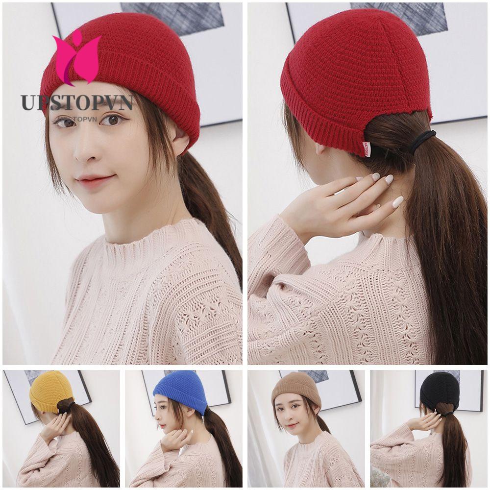 Upstopvn Mũ Beanie Dệt Kim Giản Dị Mới Cho Nam Và Nữ