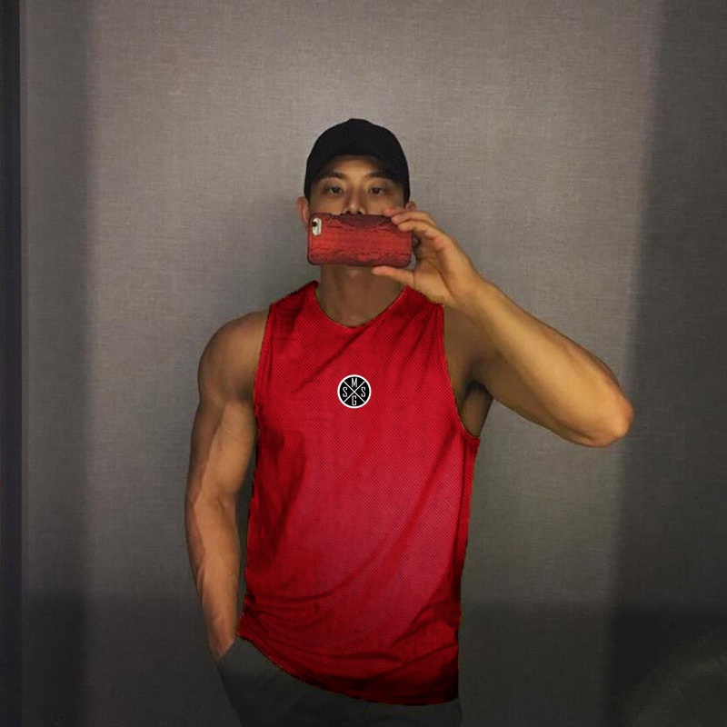 Áo Ba Lỗ Lưới Siêu Nhân Nhanh Khô Thời Trang Tập Gym Mới Cho Nam