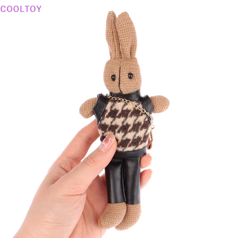 Cooltoy Móc Khóa Thỏ Nhồi Bông Hoạt Hình Đáng Yêu Trang Trí Ba Lô / Túi Xách / Quà Tặ