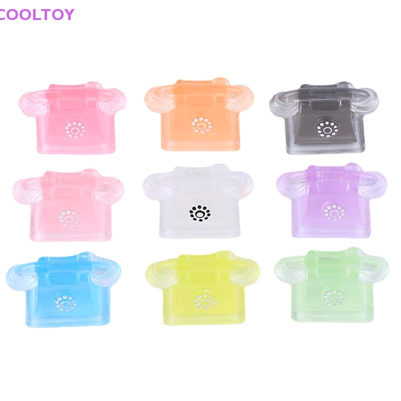 Cooltoy Set 5 Điện Thoại Mini Phát Quang Dễ Thương Trang Trí Xe Hơi DIY Bán Chạy