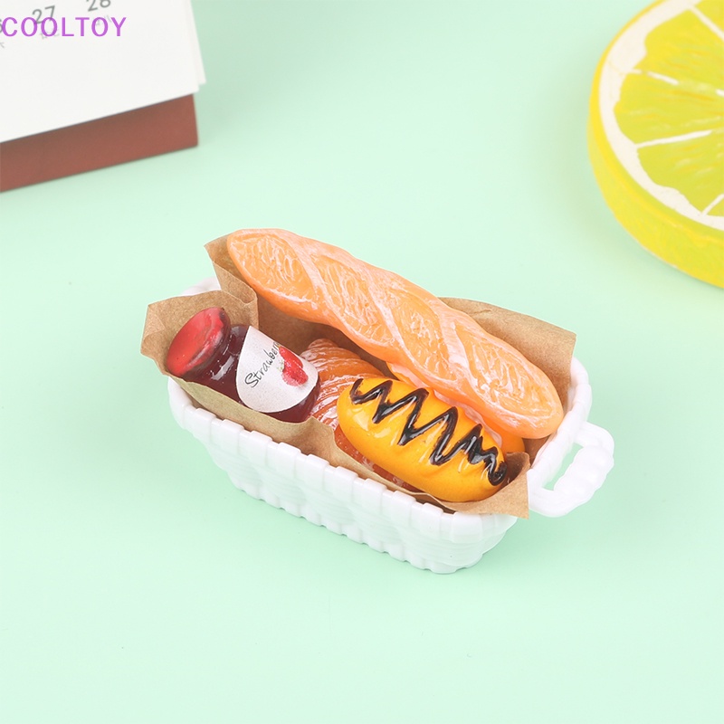 Giỏ Đựng Bánh Mì Tỉ Lệ 1 / 12 Trang Trí Nhà Búp Bê