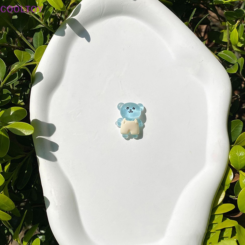 Bộ 5 Tượng Gấu Con Phát Quang Dùng Trang Trí