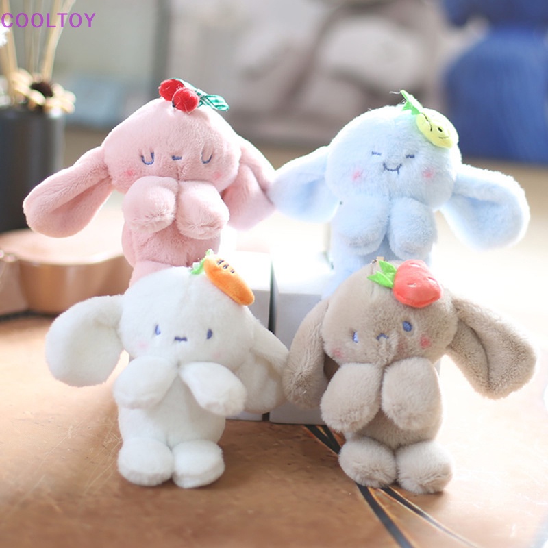 1 Móc Khóa Thỏ Nhồi Bông 15cm Hoạt Hình Đáng Yêu