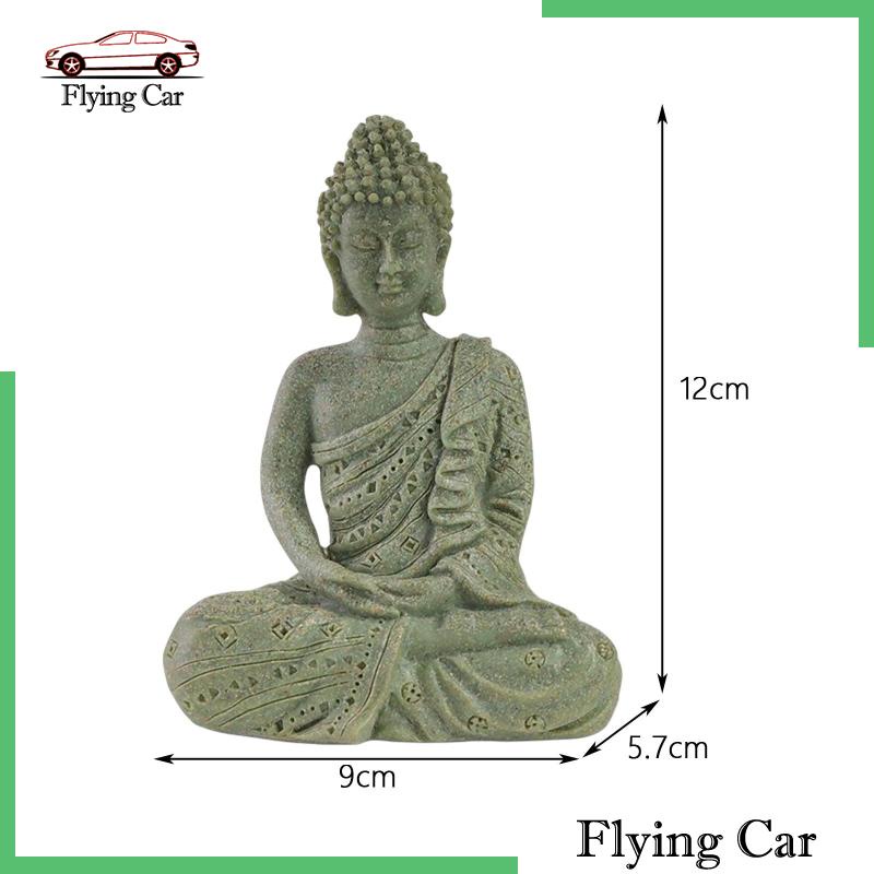 Mô Hình Tượng Phật Bằng Nhựa Resin Để Bàn Trang Trí Văn Phòng / Làm Việc 2