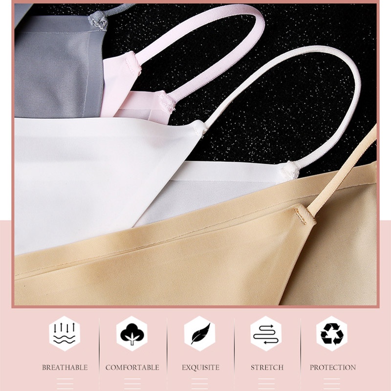 Take Talk Bộ 3 Quần Lót Cotton Lụa Lạnh Mỏng Lưng Thấp Không Viền May Đáy Thấp Không Lộ Đường May Cho Nữ