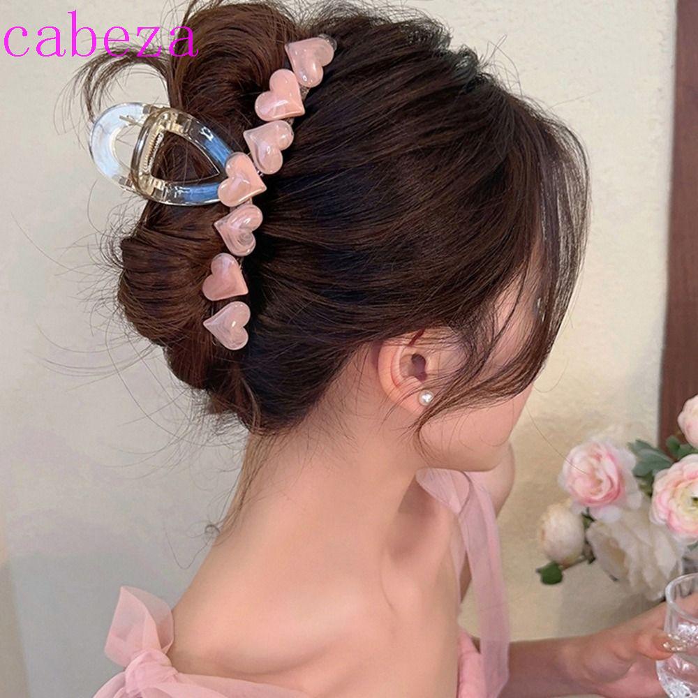 Kẹp Tóc Hình Trái Tim Đơn Giản Sáng Tạo Cho Nữ