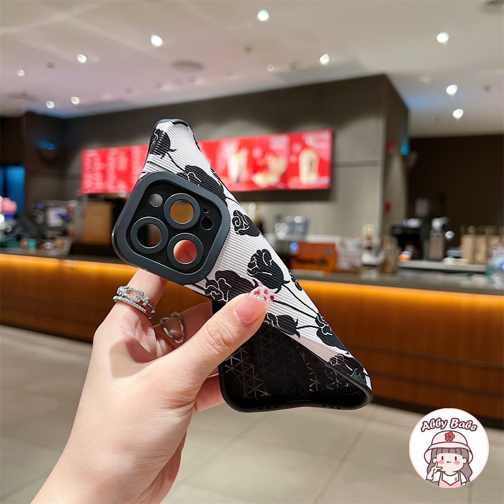 Ốp Điện Thoại Da Giả Viền TPU Dẻo Họa Tiết Tranh Sơn Dầu Thời Trang Cho IPhone 14 Pro Max 11 12 11 Pro Max X 7Plus