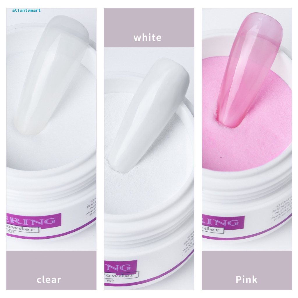 Túi Đựng Đồ Dùng Cao Cấp Tiện Dụng| Bột Polymer 3D Màu Trắng Hồng Dễ Sử Dụng Để Trang Trí Móng Nghệ Thuật 23g