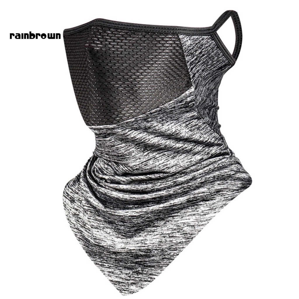 &lt; Rainbrown &gt; Khăn Choàng Che Mặt Chống Nắng Chống Bụi Đa Năng Cho Hoạt Động Ngoài Trời