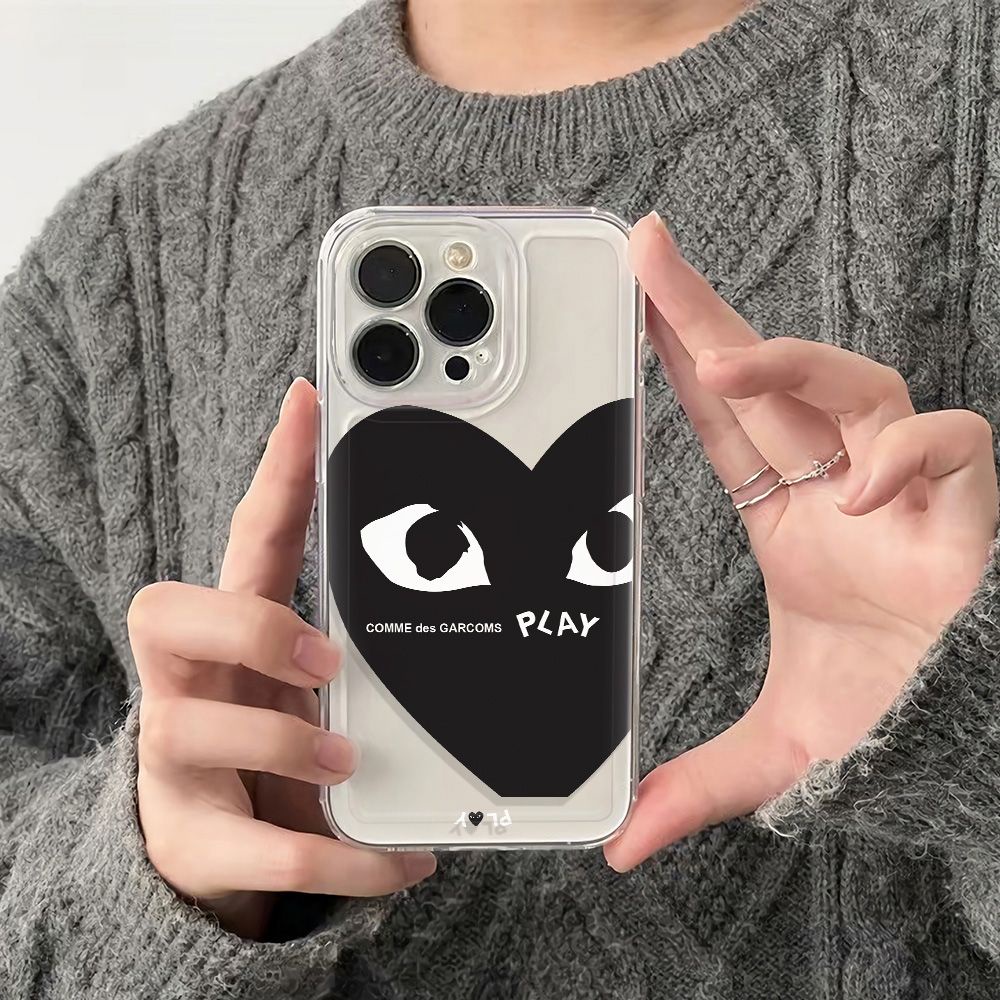 ✅Ốp Điện Thoại Mềm Chống Sốc Họa Tiết Trái Tim Cho Iphone 78Plus 6In 14Pro 13 11I 12 max QT4T