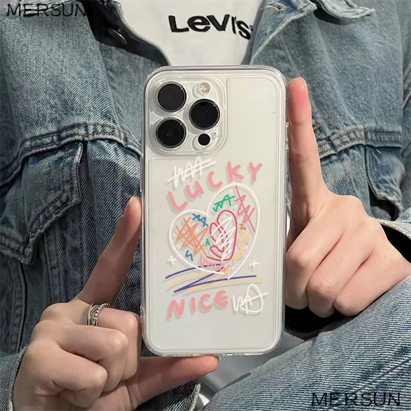 ✅Ốp Điện Thoại Mềm Chống Sốc Họa Tiết Graffiti 13 Kiểu Đơn Giản Cho Iphone 116 12 78 14pro 25VS