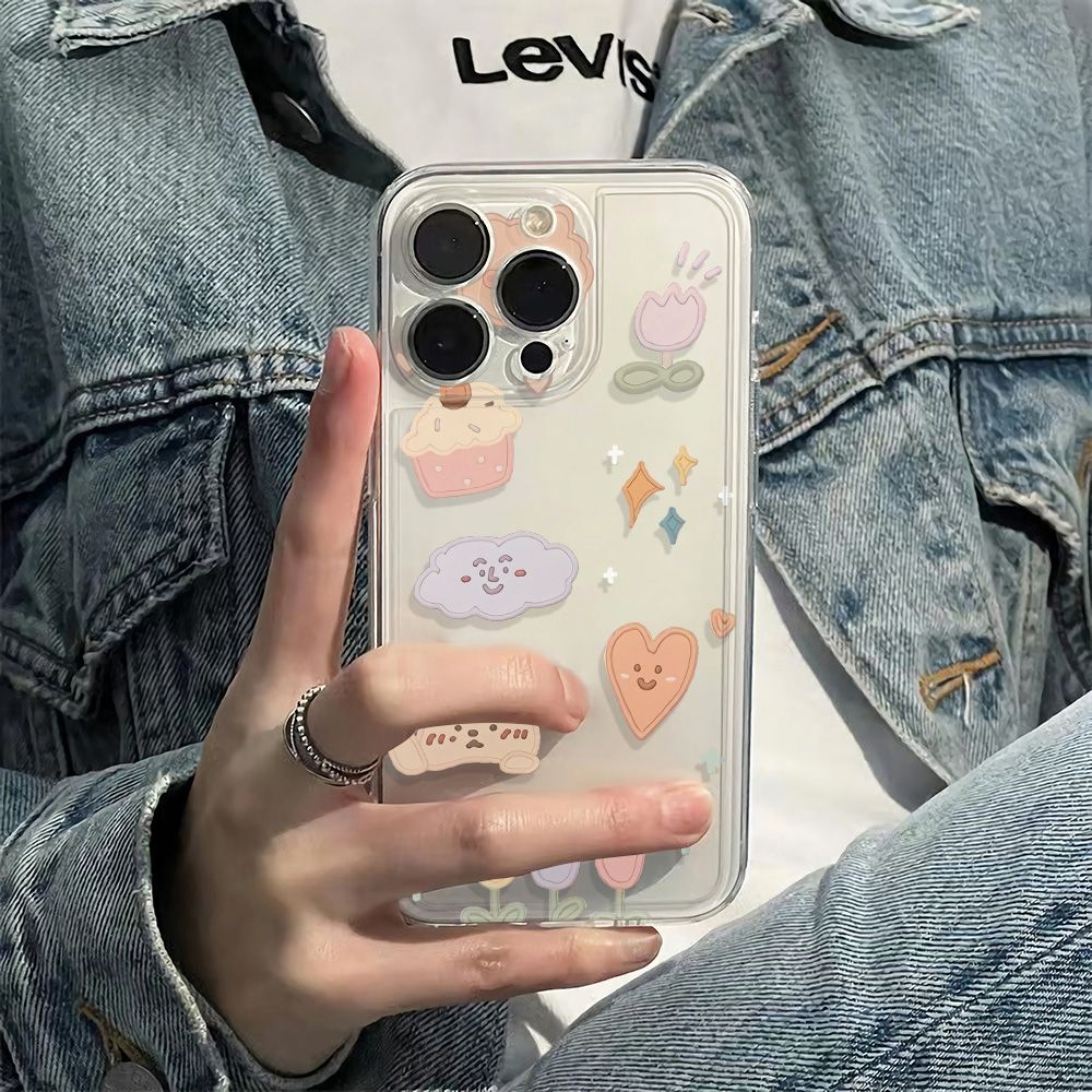 ✅Ốp Điện Thoại Dẻo Họa Tiết Chú Thỏ Phong Cách Nhật Hàn Đơn Giản Chống Sốc Cho iPhone12 13 plus78 11max 6In14Pro