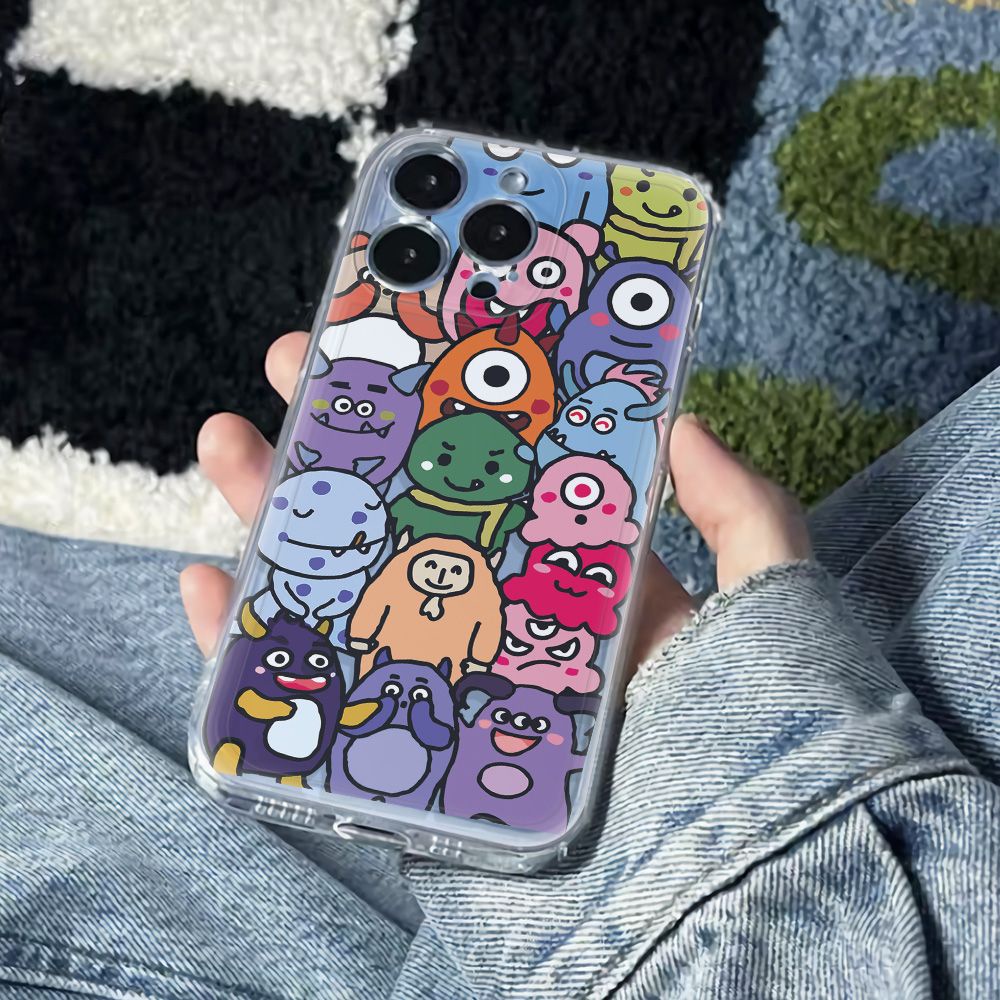 ✅Ốp Điện Thoại Mềm Chống Sốc Hình Động Vật Cho iPhone1214pro CR3K 7813Plus11Max6In 6In