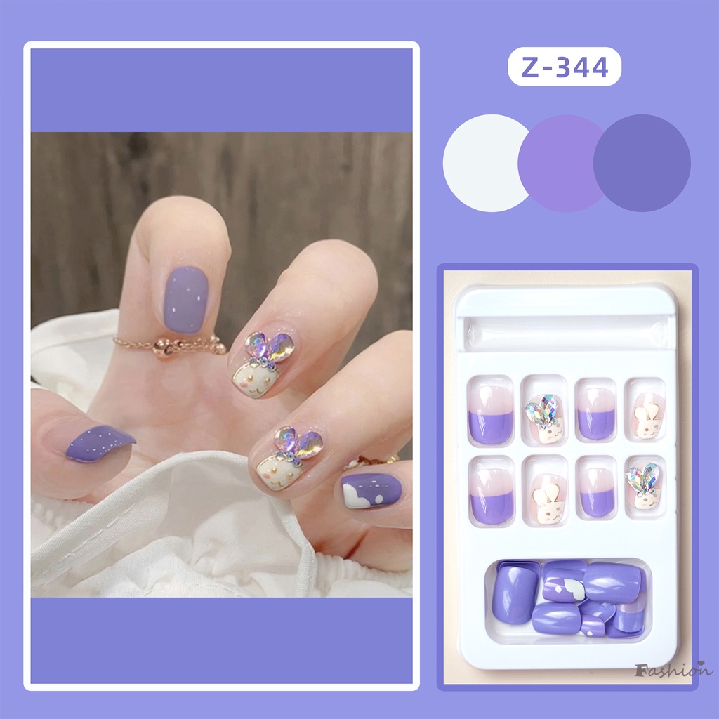 Móng Tay Giả Hình Thỏ Xinh Xắn Cho Nữ