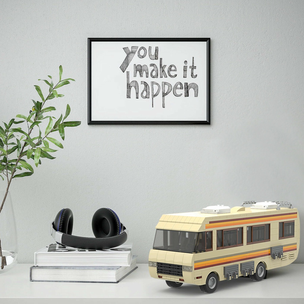 Set 657 Tấm Giấy 100% Tương Thích Với LEGO MOC-20606 Breaking Bad RV Chất Lượng Cao