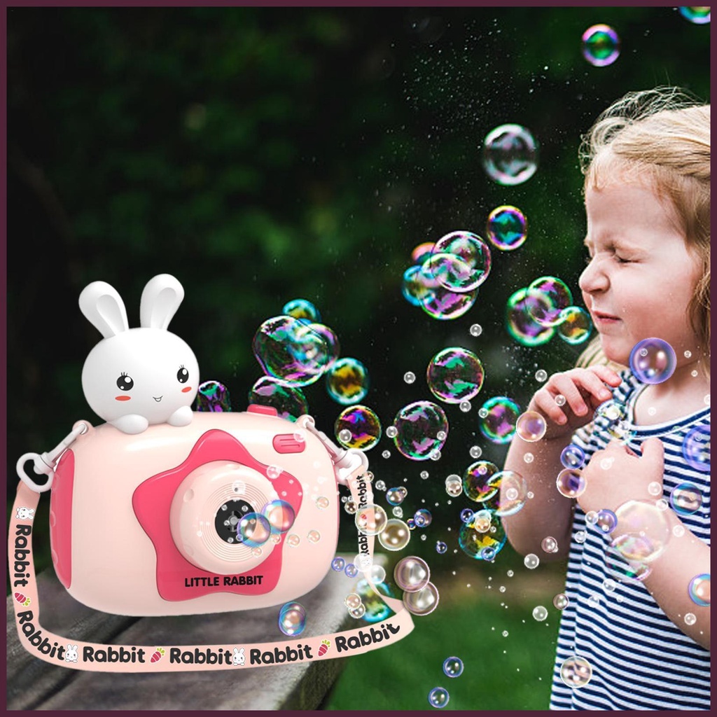 Máy Thổi Bong Bóng Xà Phòng Tự Động Hình Động Vật Hoạt Hình Dễ Thương Cho Bé