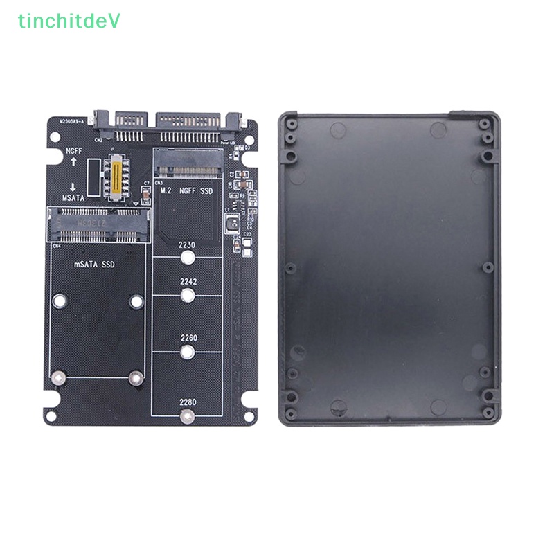 1 Hộp Đựng Ổ Cứng M.2 NGFF SSD Msata Msata Sang Sata 3