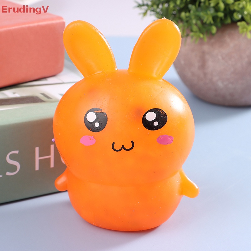 [ErudingV] 1 Đồ Chơi Bóng Bóp Hình Thỏ Phát Sáng [Mới]