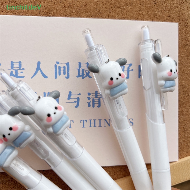 Bút Bi Mực Đen Ngòi 0.5mm Hình Sanrio Pochacco Dễ Thương Cho Học Sinh