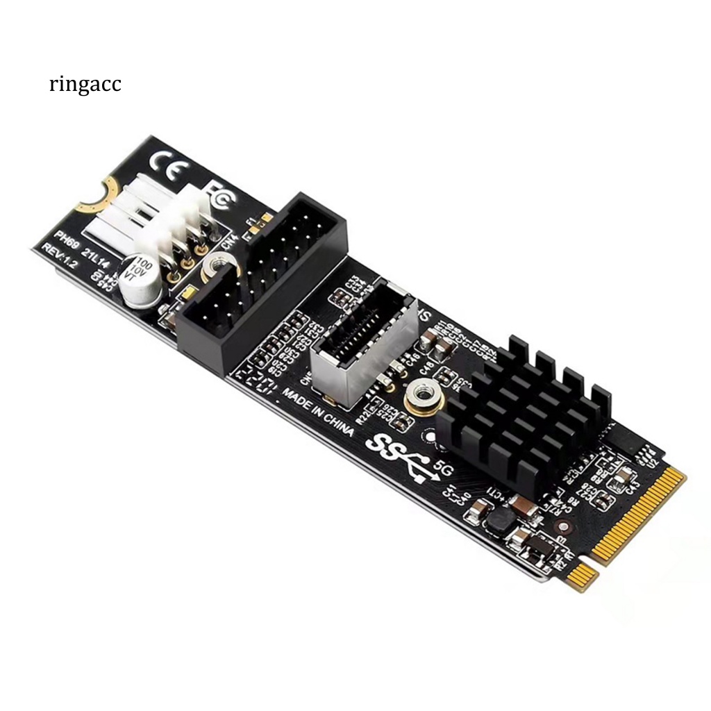 Card Mở Rộng PCI-E 4Pin M.2 M Sang USB3.1 TYPE-C 19 / 20PIN Cho Máy Tính