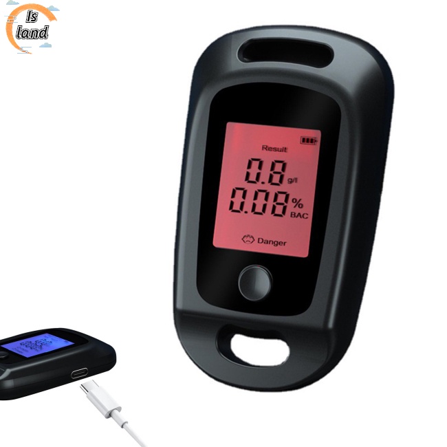 Máy Kiểm Tra Hơi Thở Kỹ Thuật Số Cầm Tay Độ Chính Xác Cao Có Thể Sạc Lại Bằng Cổng Usb