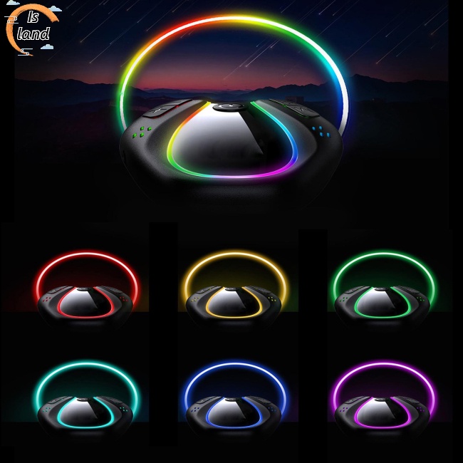 Máy Nghe Nhạc Mp3 Gr07 Bluetooth Có Đèn Nền Nhiều Màu Sắc Dành Cho Xe Hơi