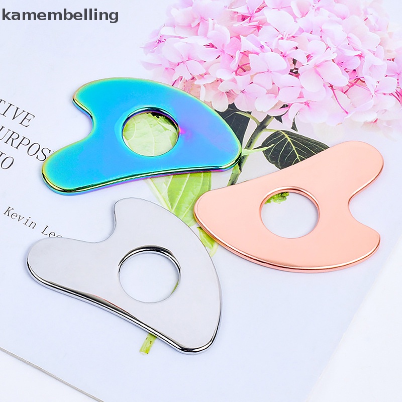Dụng Cụ Mát Xa Gua Sha Bằng Kim Loại Tiện Dụng Cho SPA EN